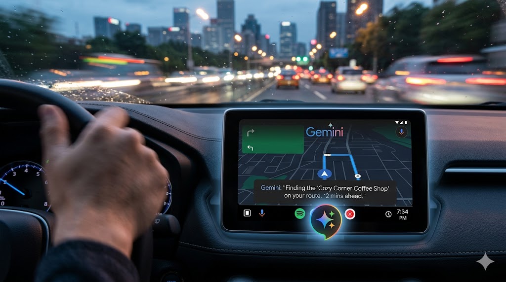 Android Auto with Gemini